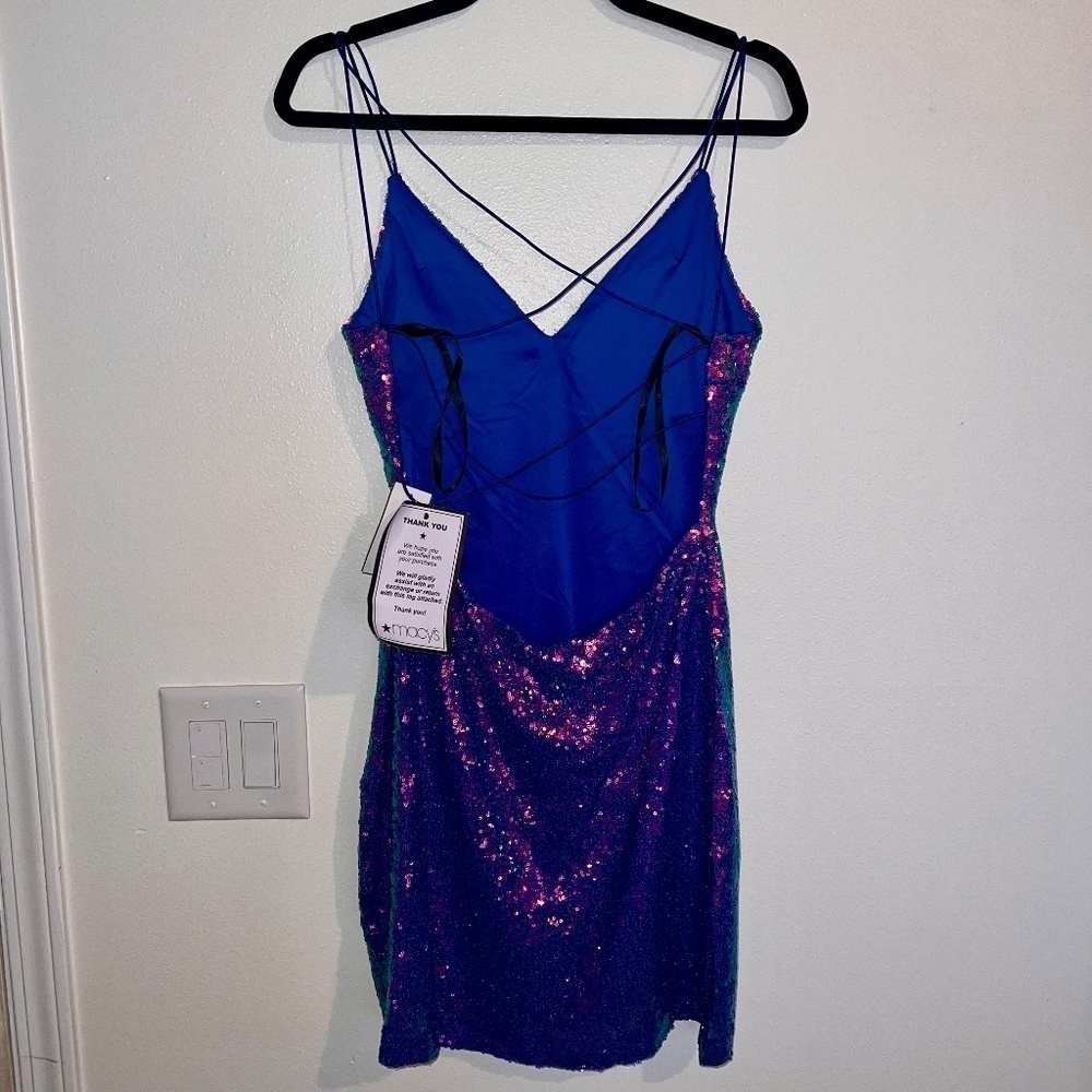 NWT 🥀 B. Darlin Women's Sequin Mini Dress - Picture 10 of 12